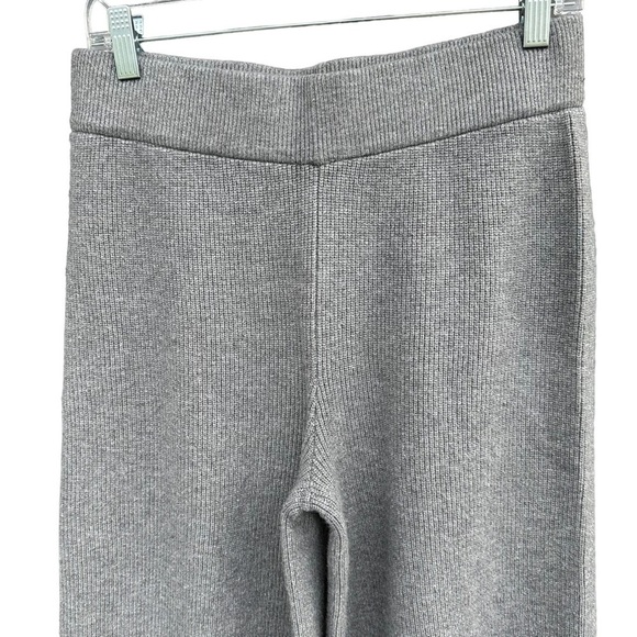 A New Day Wide Leg Knit Pants Grey High Waist Women’s Small - Picture 4 of 6
